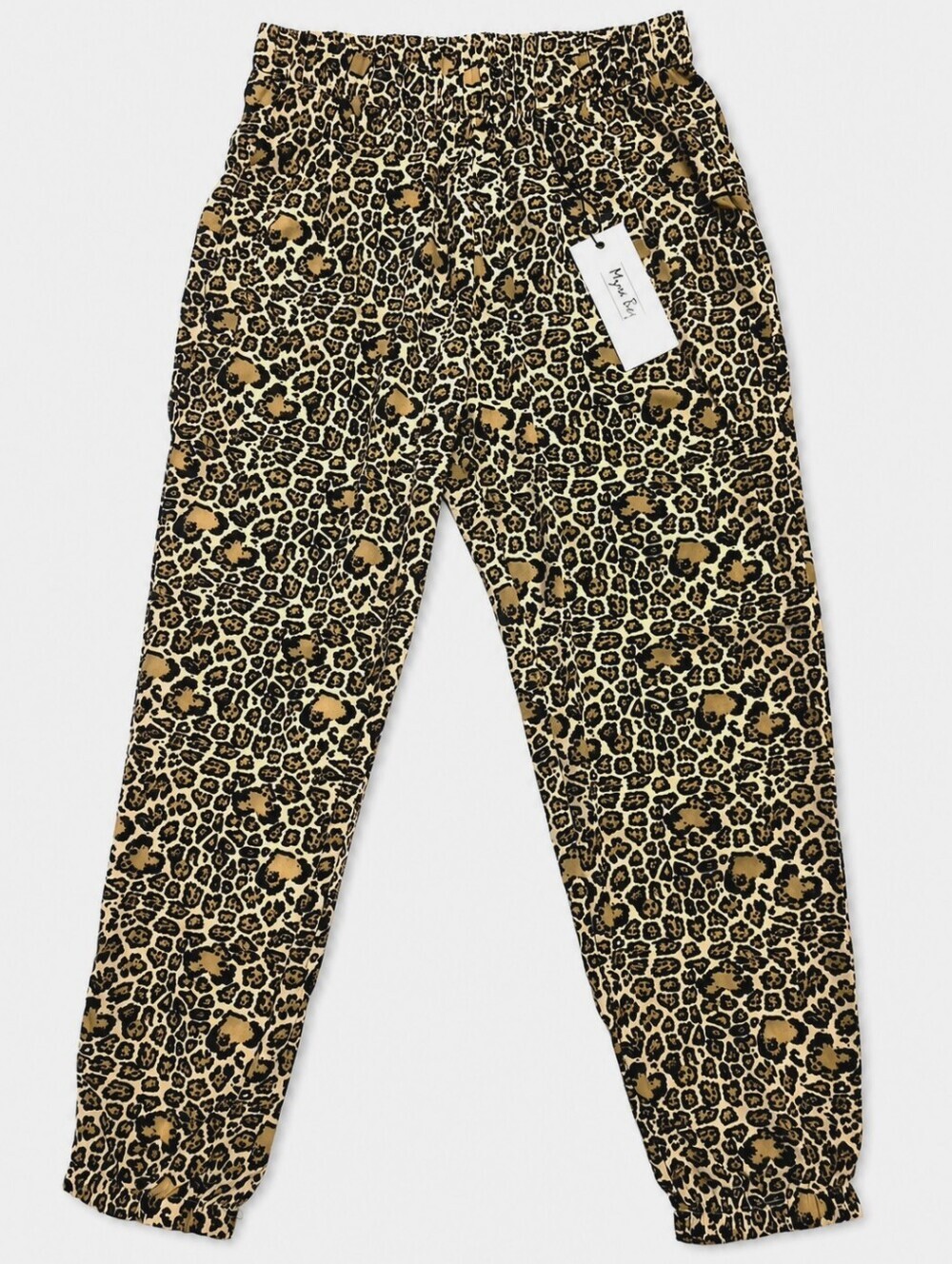 Myra Bag Leopard Print Jogger Pants Small NWT